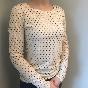 LL Bean Patterned Long Sleeve Tee XXS